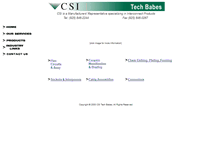 Tablet Screenshot of csitechbabes.com